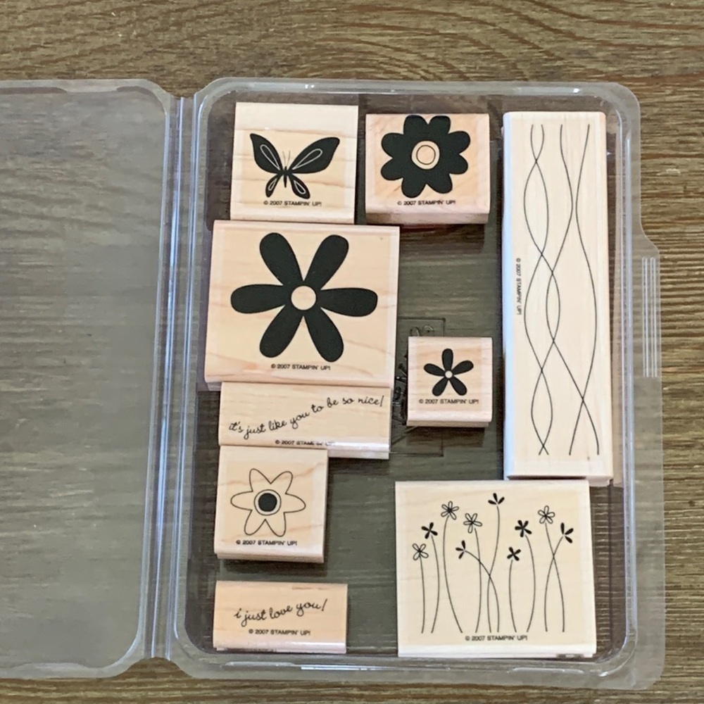 Stampin’ Up! Rubber Stamp Set Just Like You Set of 9